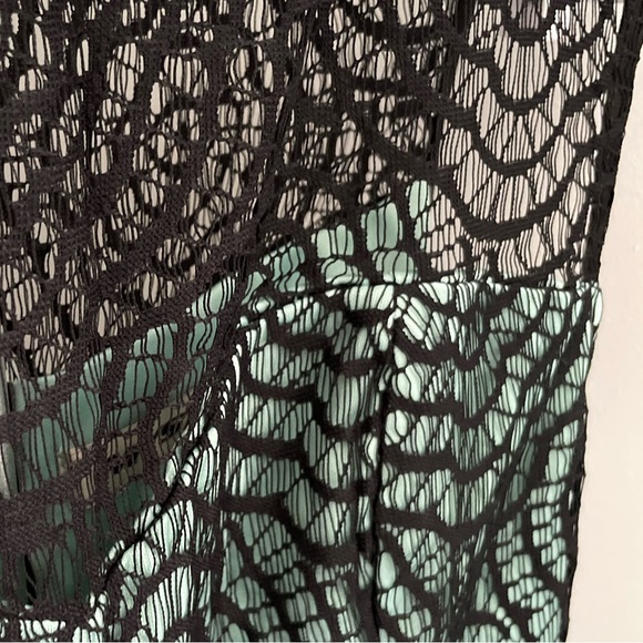 ModCloth floral lace tulle dress | Starlet’s Web | sweetheart neckline retro - Picture 4 of 16